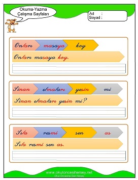 s sesi Grubu Çalışma Sayfaları